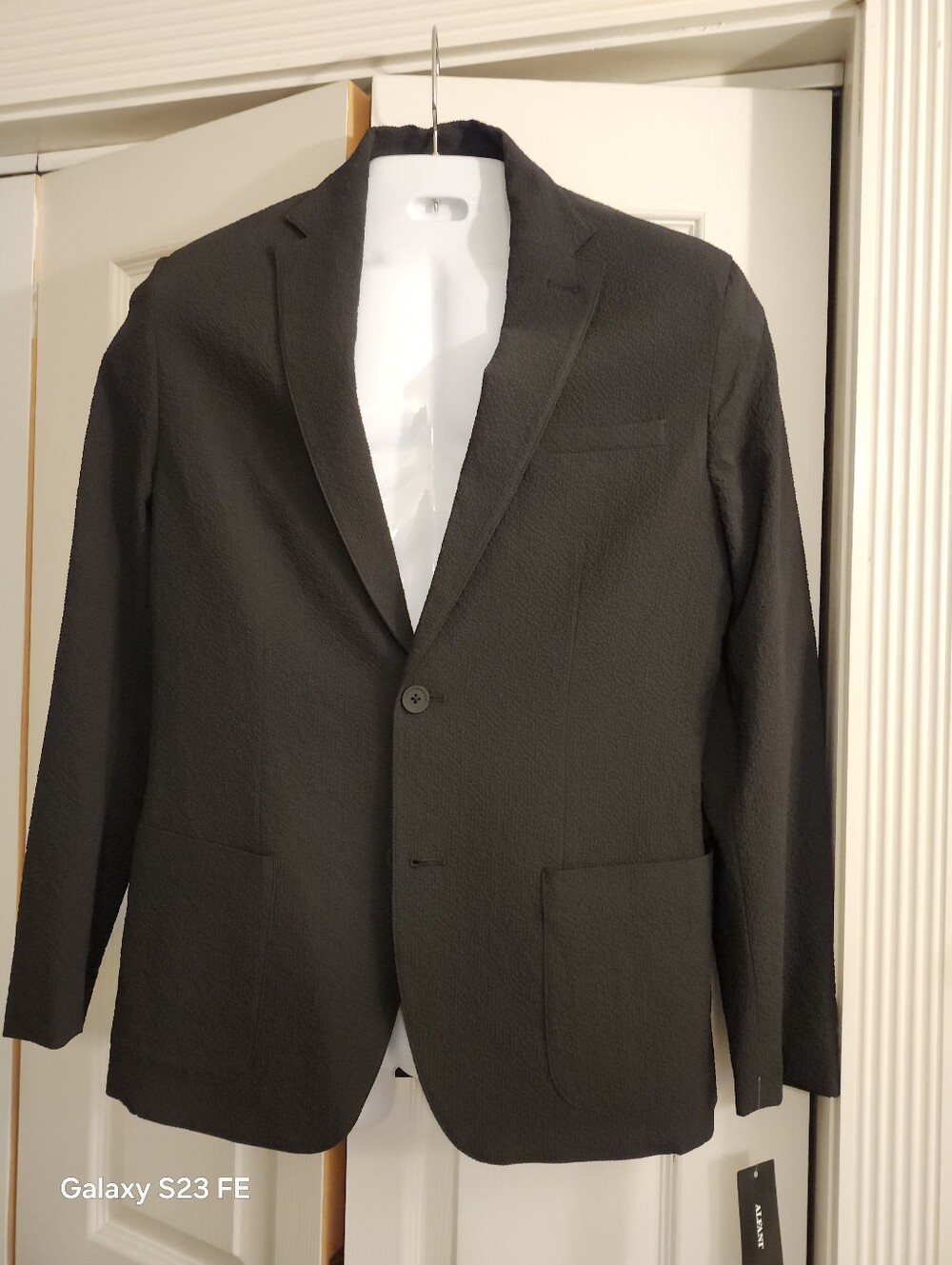 Men's Alfani Black Textured Blazer S